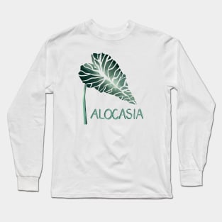 Alocasia Amazonica Long Sleeve T-Shirt